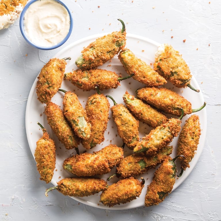 Delicious stuffed jalapenos