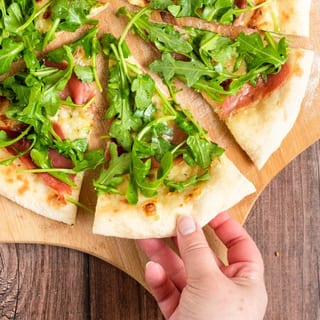 Arugula Prosciutto Pizza